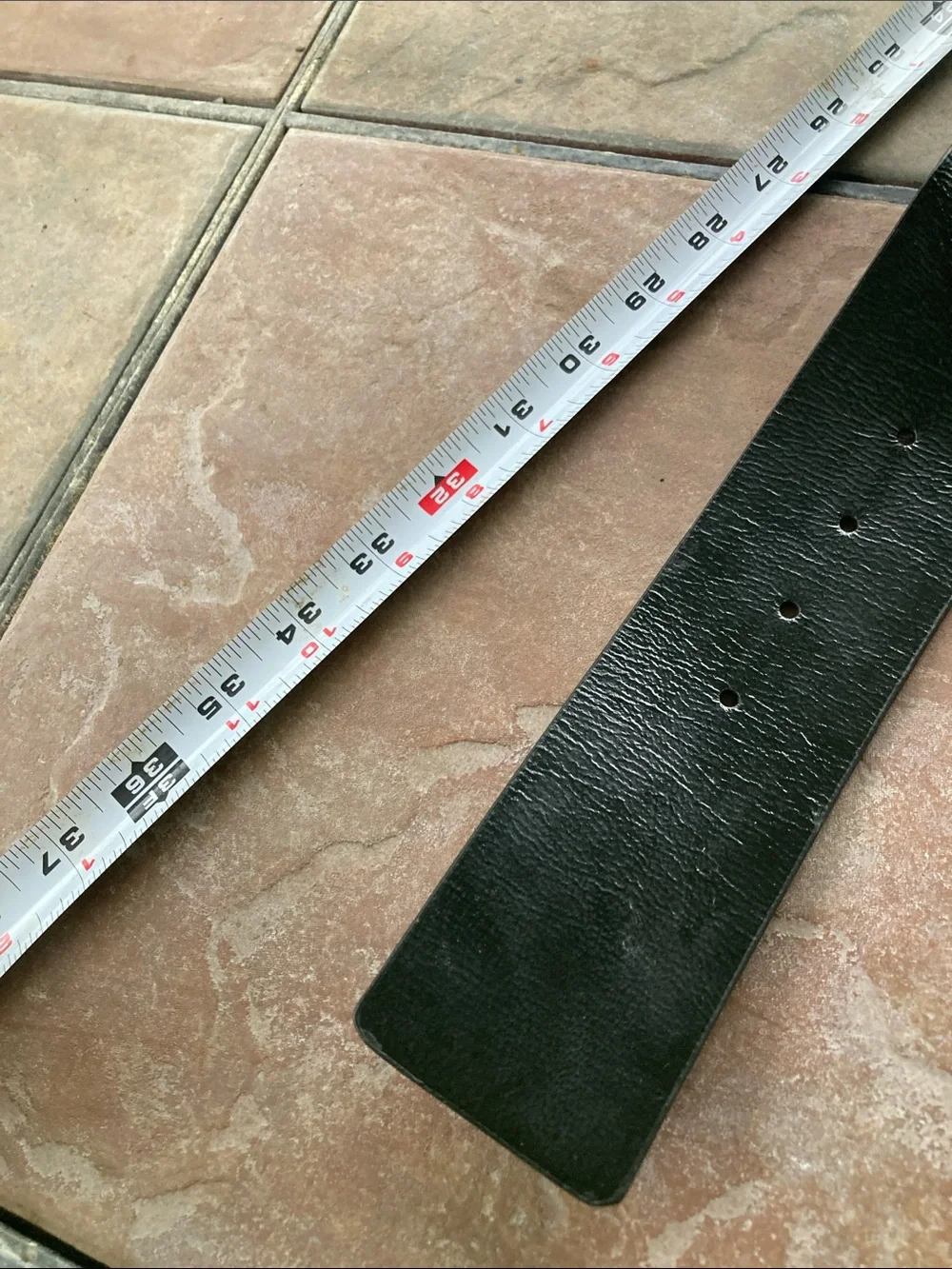 HOBO Black Patent Leather Wide Belt with Square Buckle